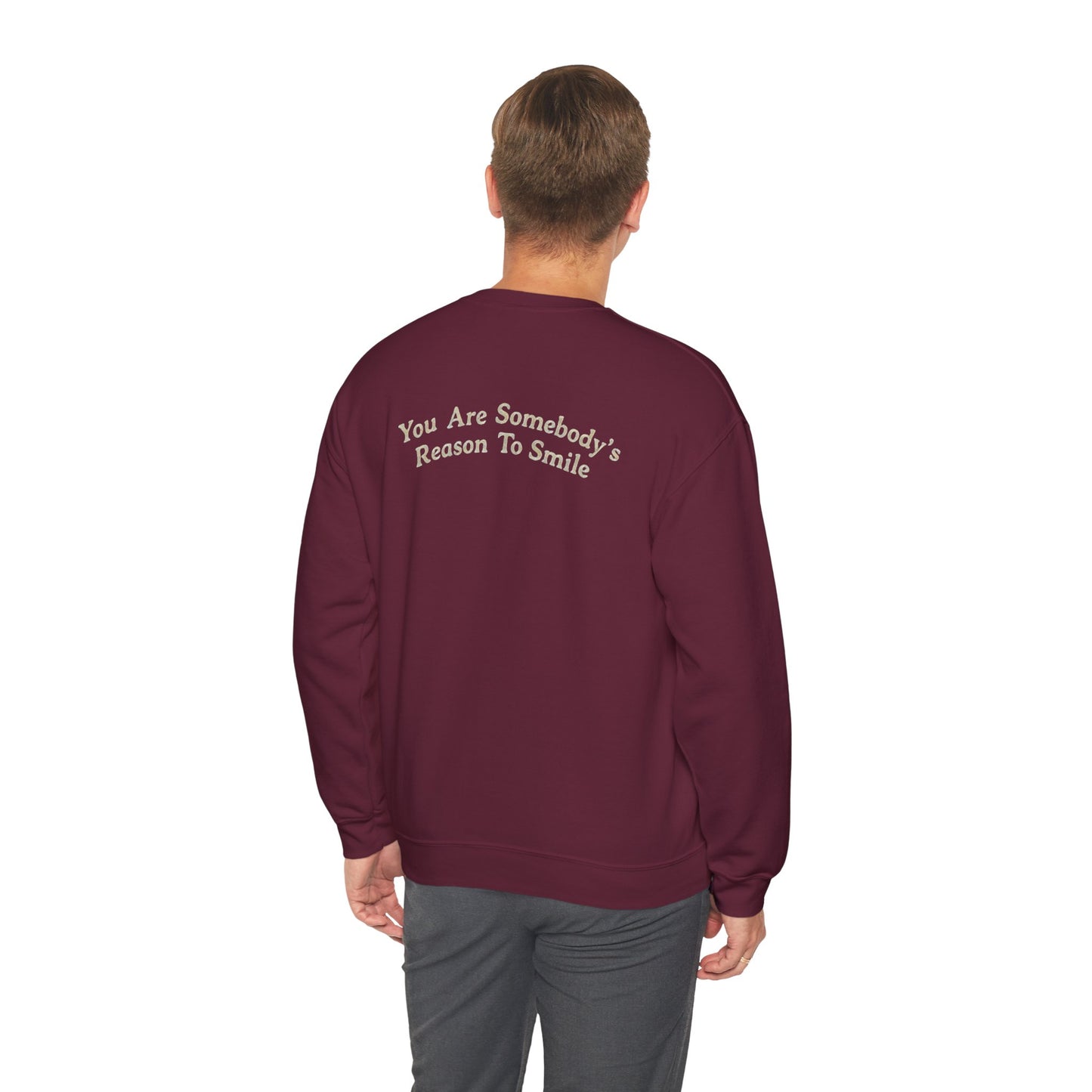 Cozy "You're Somebody's" Crewneck Sweatshirt - Ideal Gift for Friends, Motivational Top, Casual Wear, Unisex Pullover, Happy Vibes