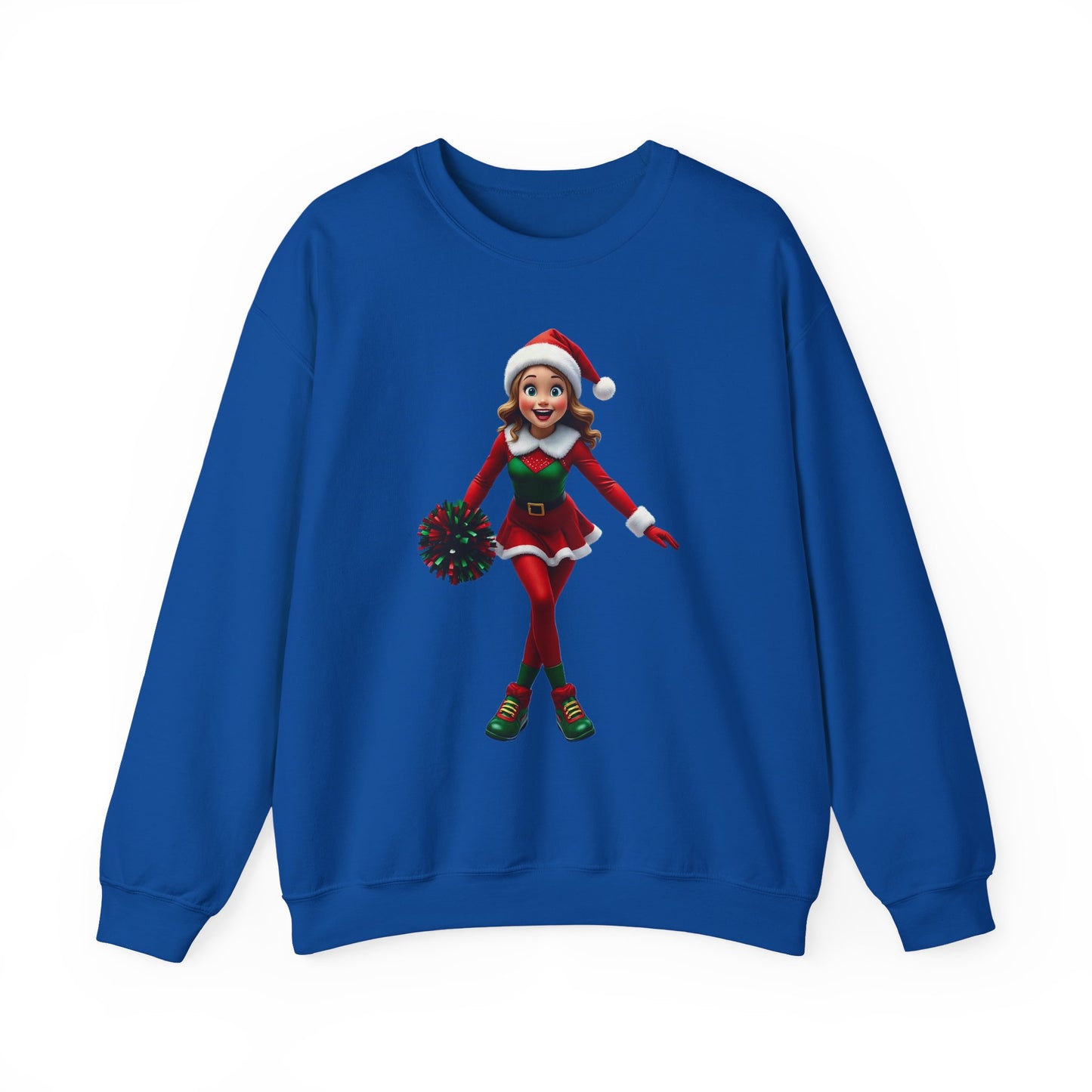 Christmas Cheerleader Crewneck Sweatshirt