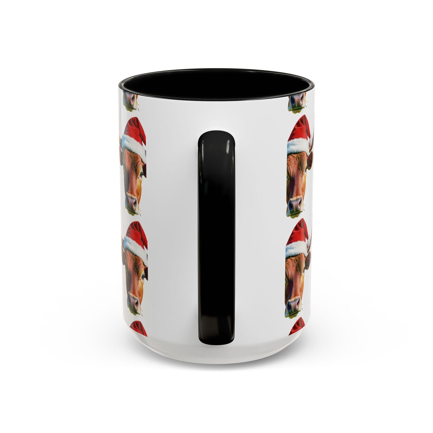 Festive Cow Mug: Cute Christmas Coffee Cup, Holiday Gift, Animal Lover Present, Cheerful Decor