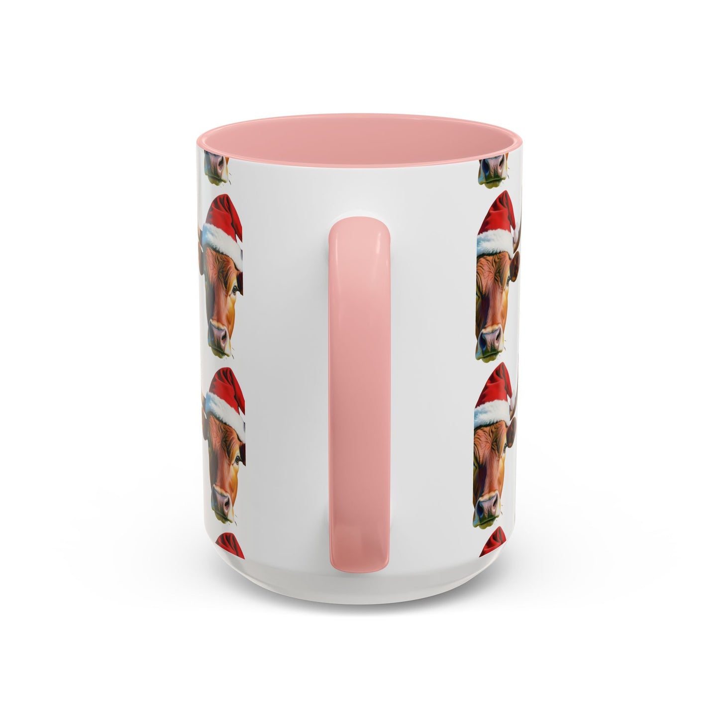 Festive Cow Mug: Cute Christmas Coffee Cup, Holiday Gift, Animal Lover Present, Cheerful Decor