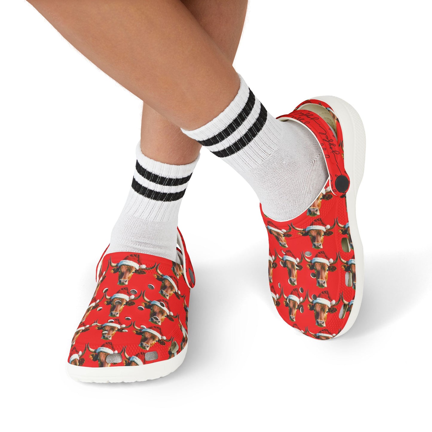 Christmas Kid's Clogs, Christmas Footwear, Holiday Shoes, Fun Foam Clogs, Kids' EVA Slippers