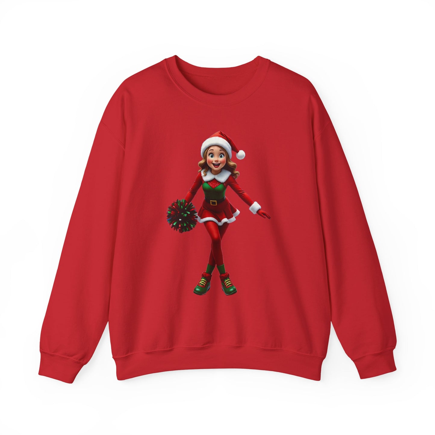Christmas Cheerleader Crewneck Sweatshirt