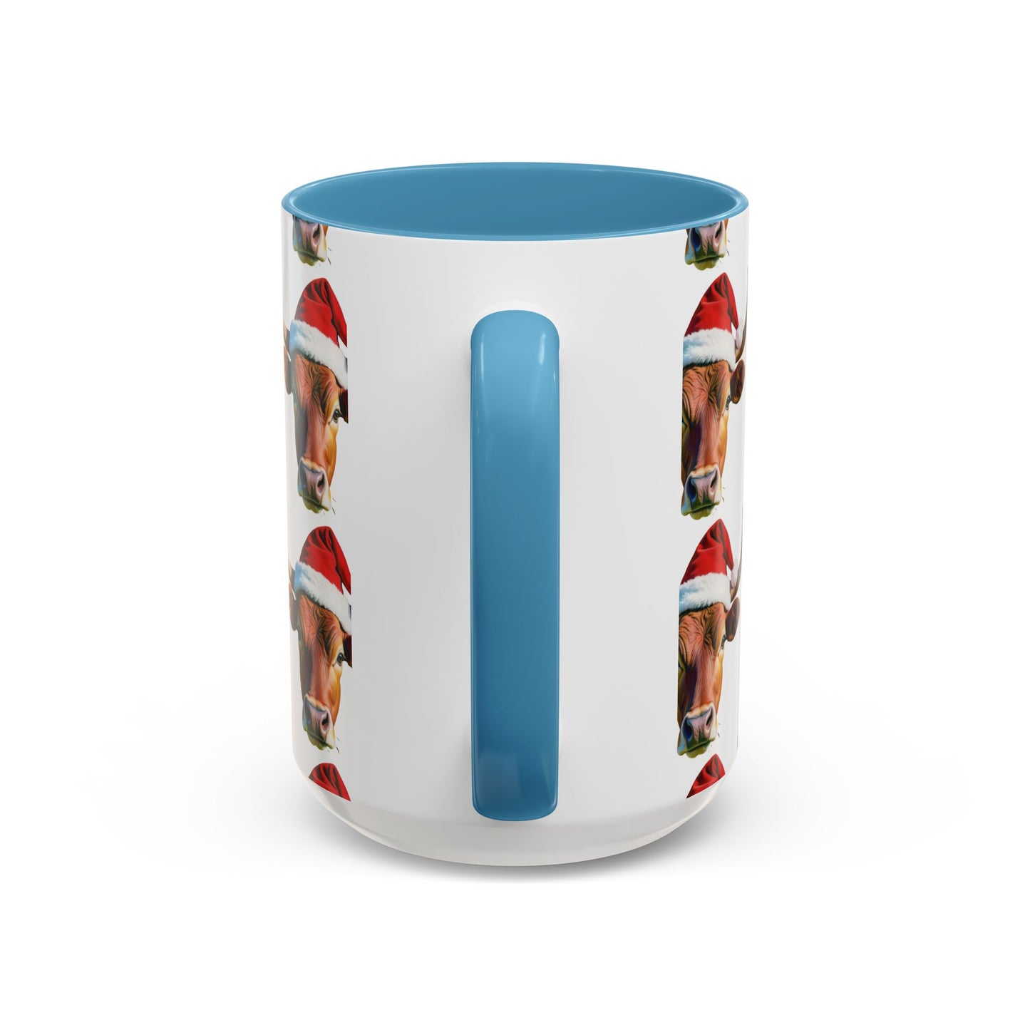 Festive Cow Mug: Cute Christmas Coffee Cup, Holiday Gift, Animal Lover Present, Cheerful Decor