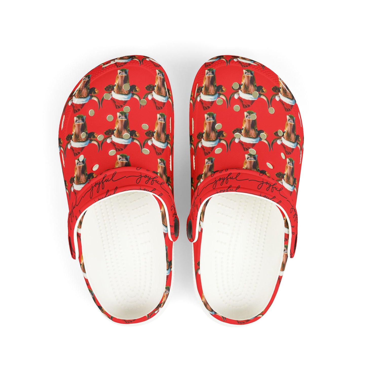 Christmas Kid's Clogs, Christmas Footwear, Holiday Shoes, Fun Foam Clogs, Kids' EVA Slippers