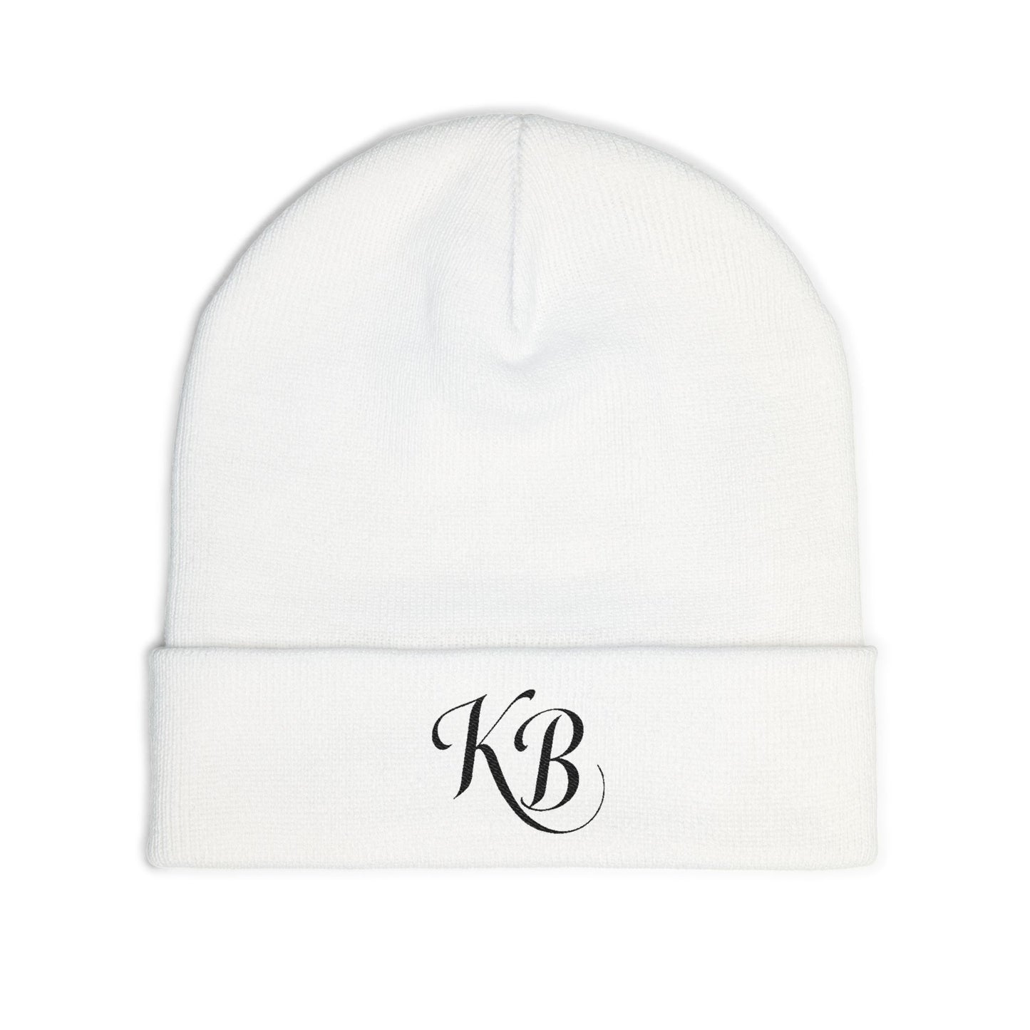 Stylish Knit Beanie with Embroidery, Cozy Winter Hat, Personalized Gift, Beanie for Cold Weather, Trendy Knit Cap, Monogrammed Beanie