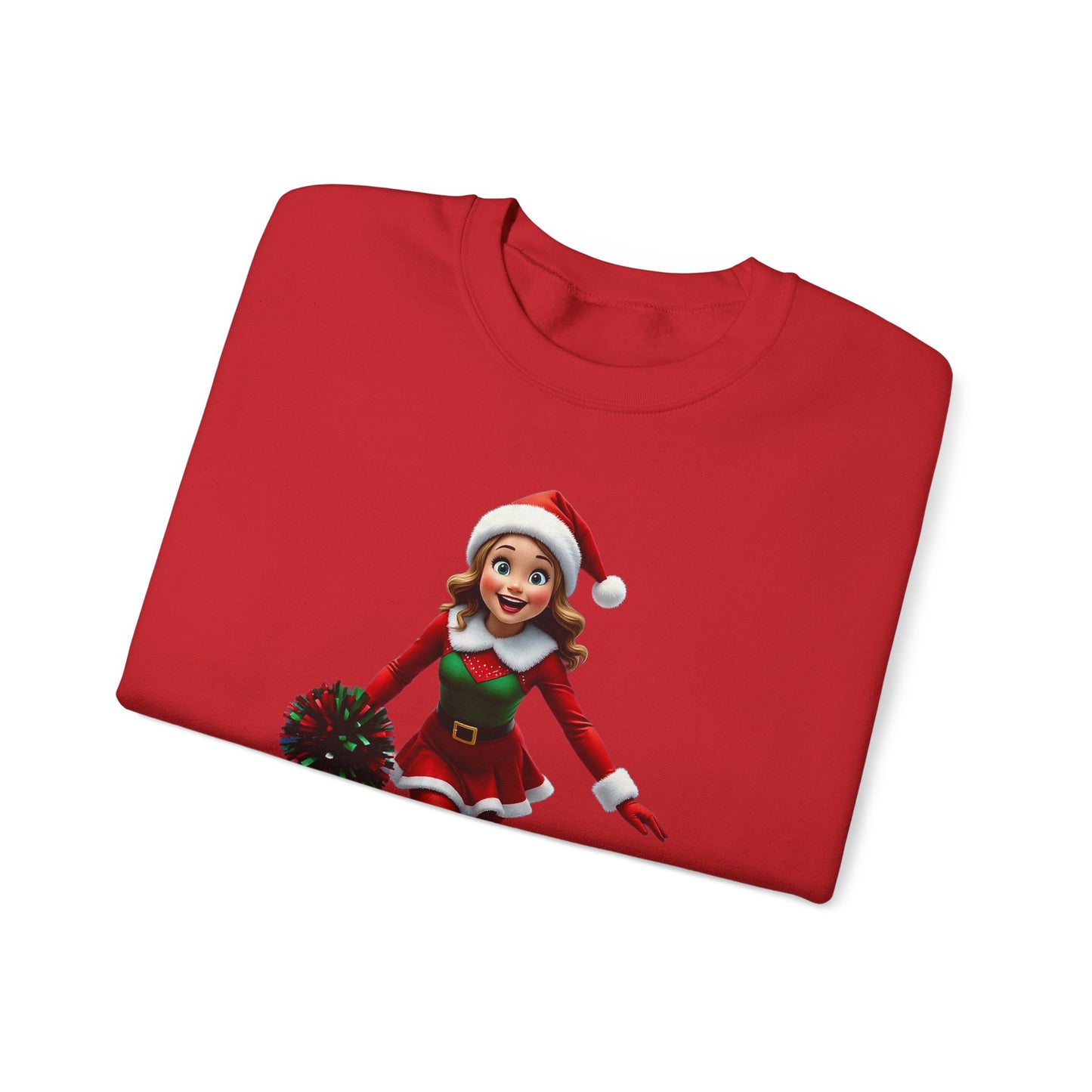 Christmas Cheerleader Crewneck Sweatshirt