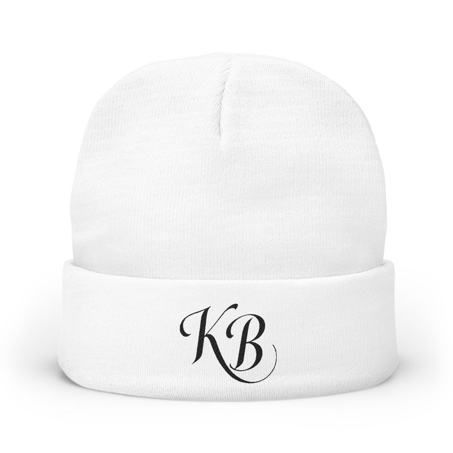 Stylish Knit Beanie with Embroidery, Cozy Winter Hat, Personalized Gift, Beanie for Cold Weather, Trendy Knit Cap, Monogrammed Beanie