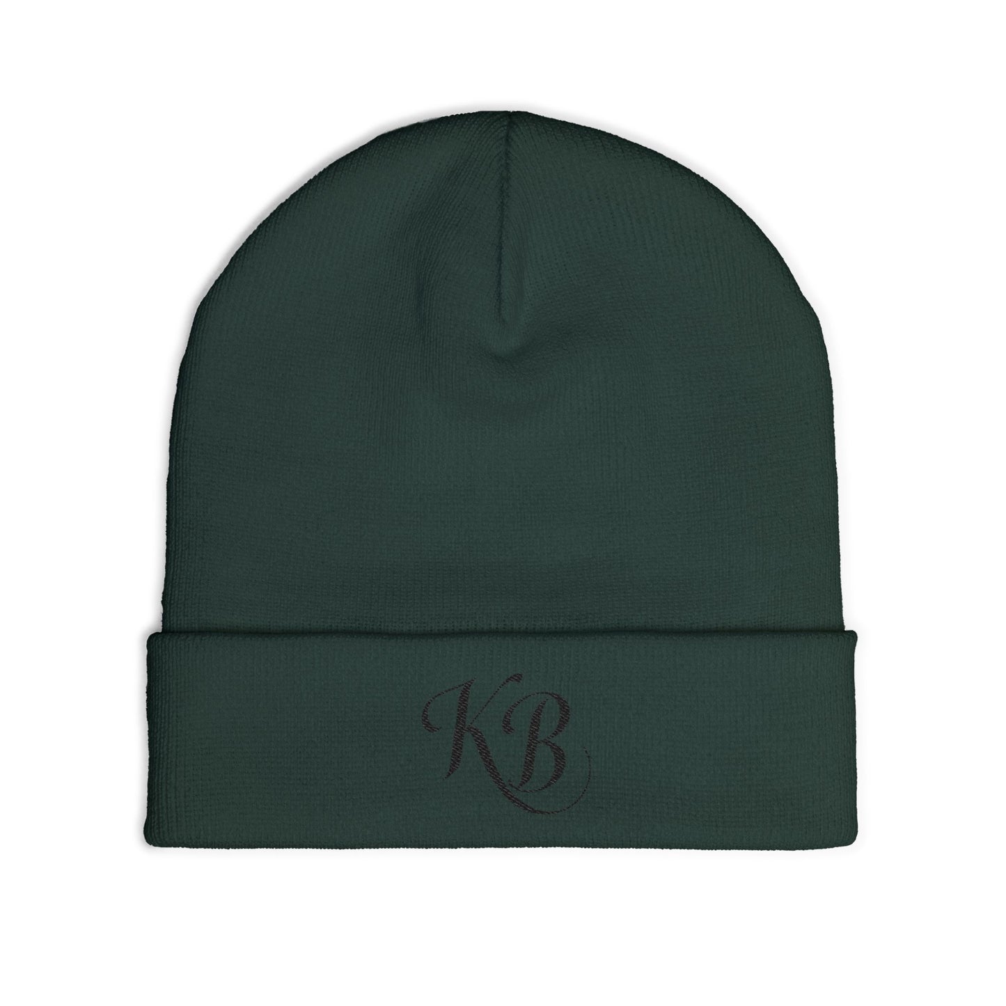 Stylish Knit Beanie with Embroidery, Cozy Winter Hat, Personalized Gift, Beanie for Cold Weather, Trendy Knit Cap, Monogrammed Beanie