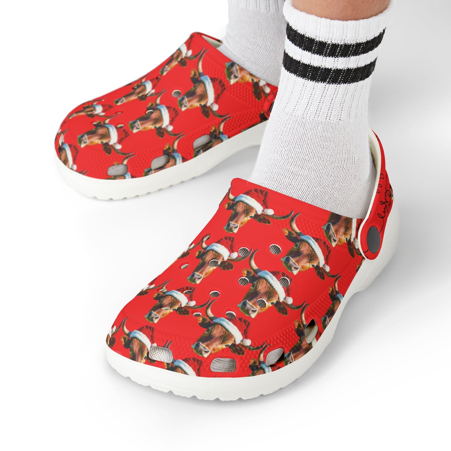 Christmas Kid's Clogs, Christmas Footwear, Holiday Shoes, Fun Foam Clogs, Kids' EVA Slippers