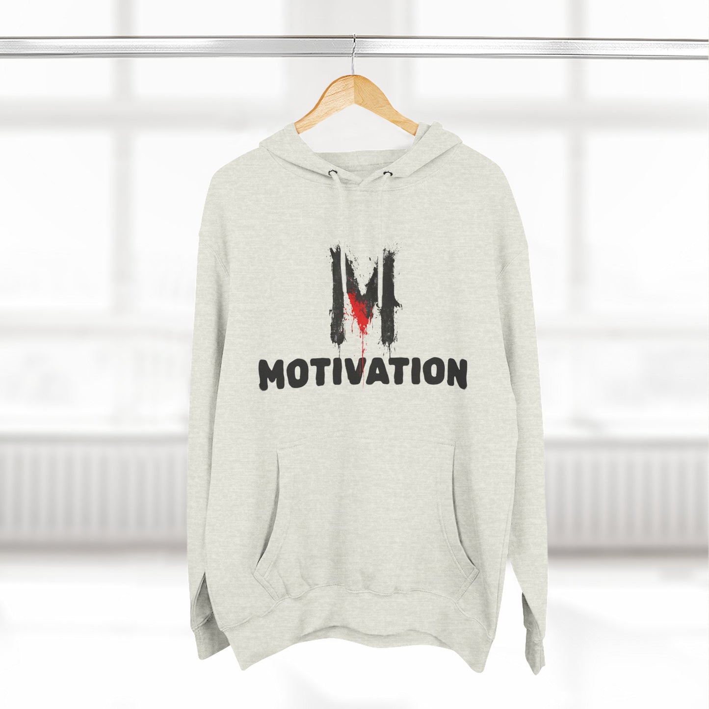 "M" Motivational Fleece Hoodie