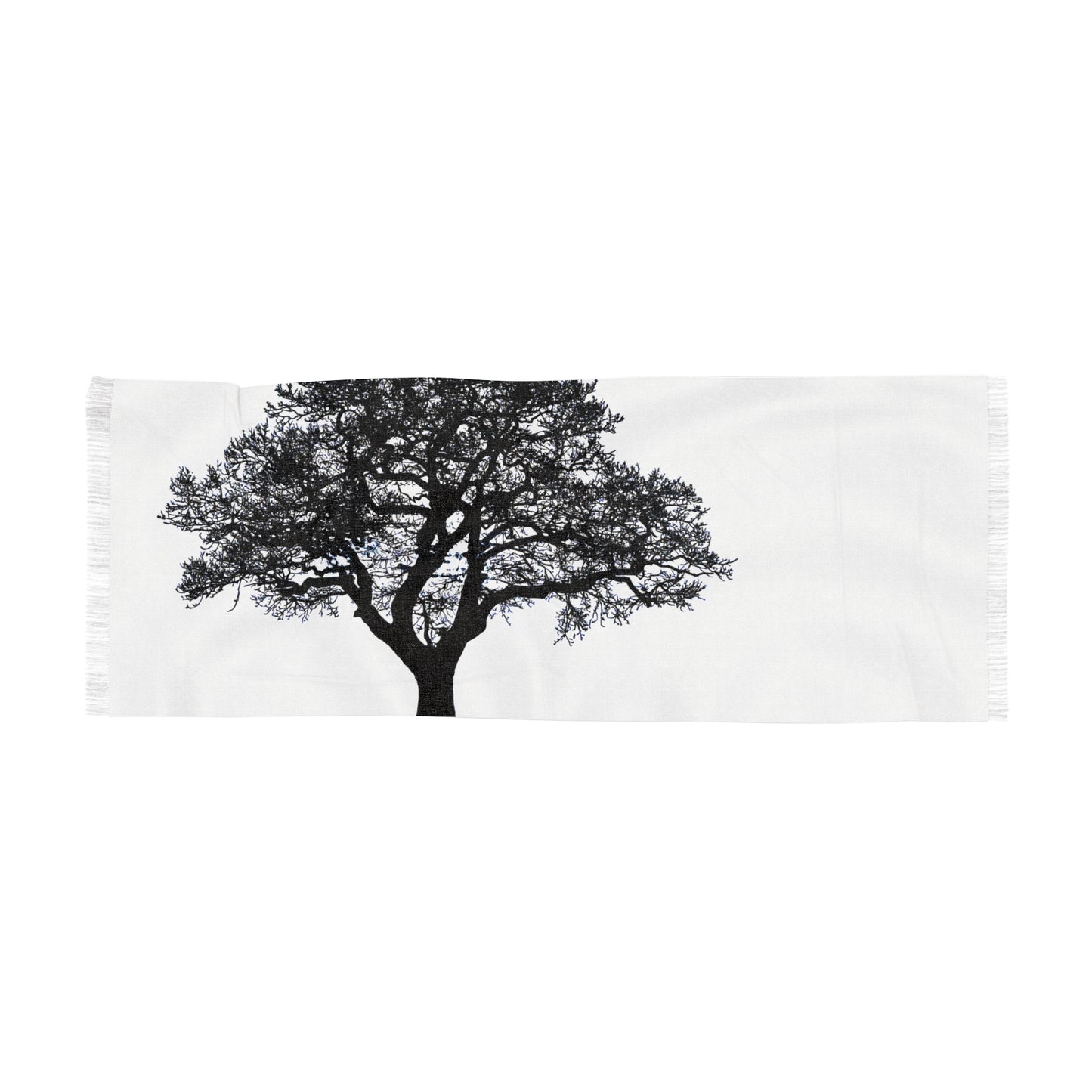 Elegant Tree Design Light Scarf, Lightweight Shawl, Fashion Accessory, Gift for Her, Casual Outerwear, Everyday Use