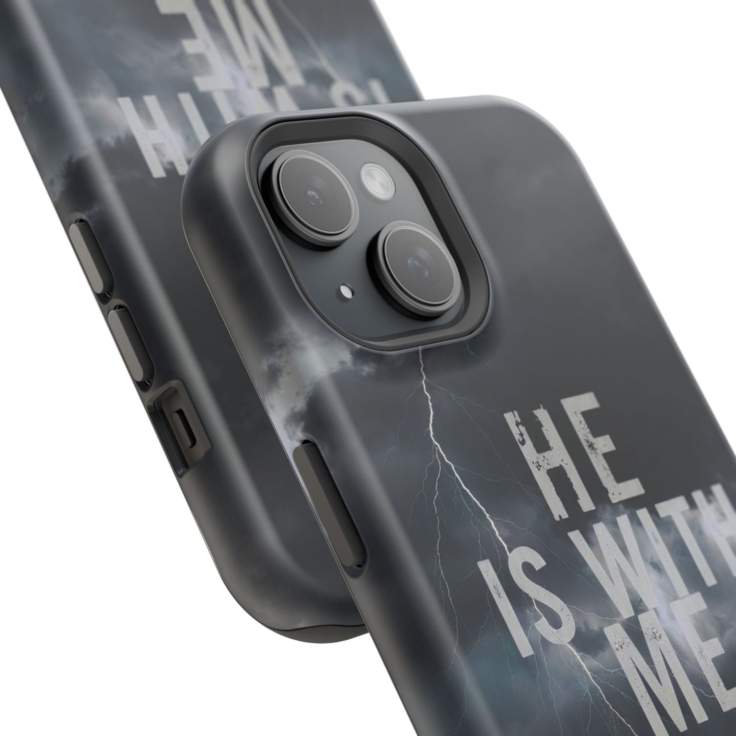 He Is With Me- Magnetic Phone Case