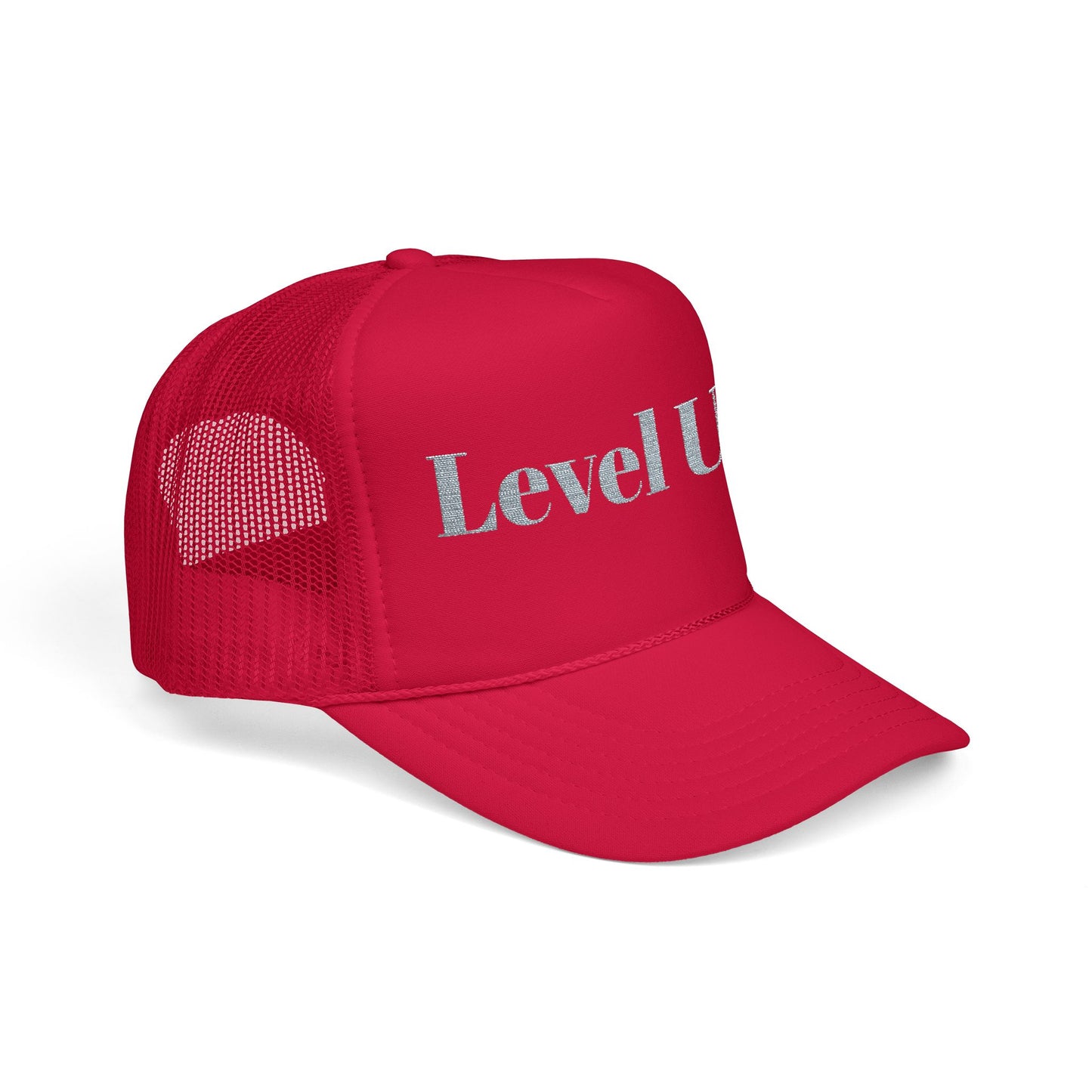 Level Up Embroidery, Trucker Hat