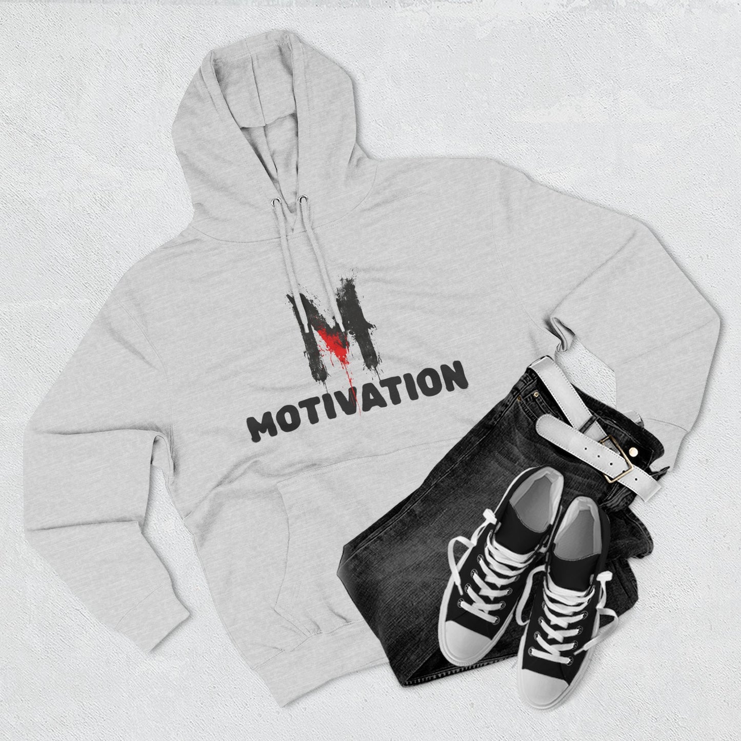 "M" Motivational Fleece Hoodie