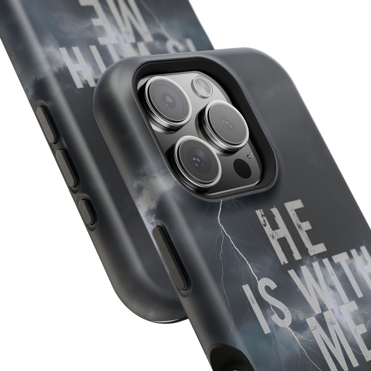 He Is With Me- Magnetic Phone Case