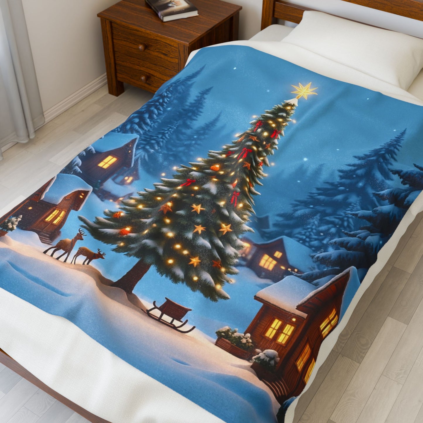 Nordic Noel Plush Blanket