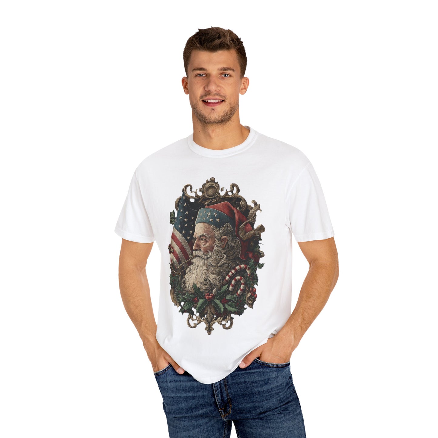 Vintage Americana Santa T-Shirt