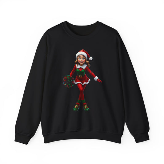 Christmas Cheerleader Crewneck Sweatshirt