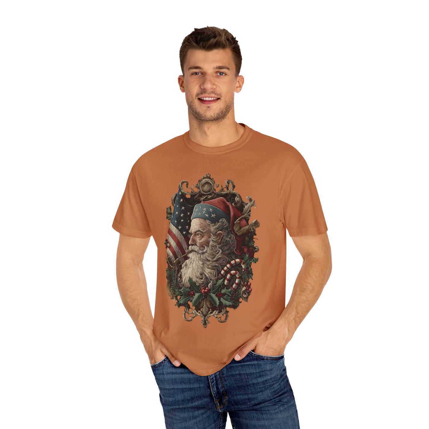 Vintage Americana Santa T-Shirt