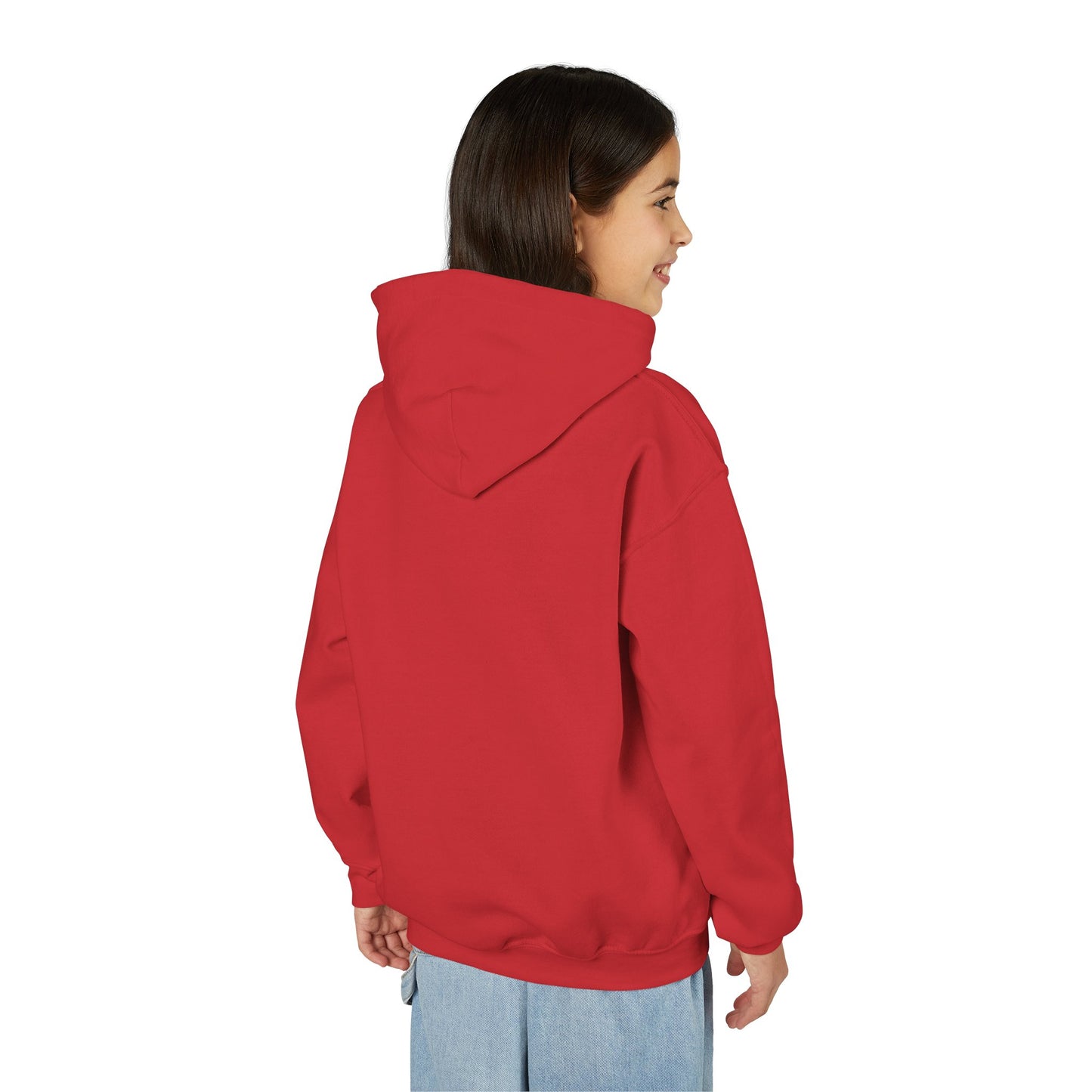 Reindeer Rodeo Youth Hoodie, Cute Holiday Sweatshirt, Winter Fashion, Kids Christmas Apparel, Fun Gift for Cowgirls