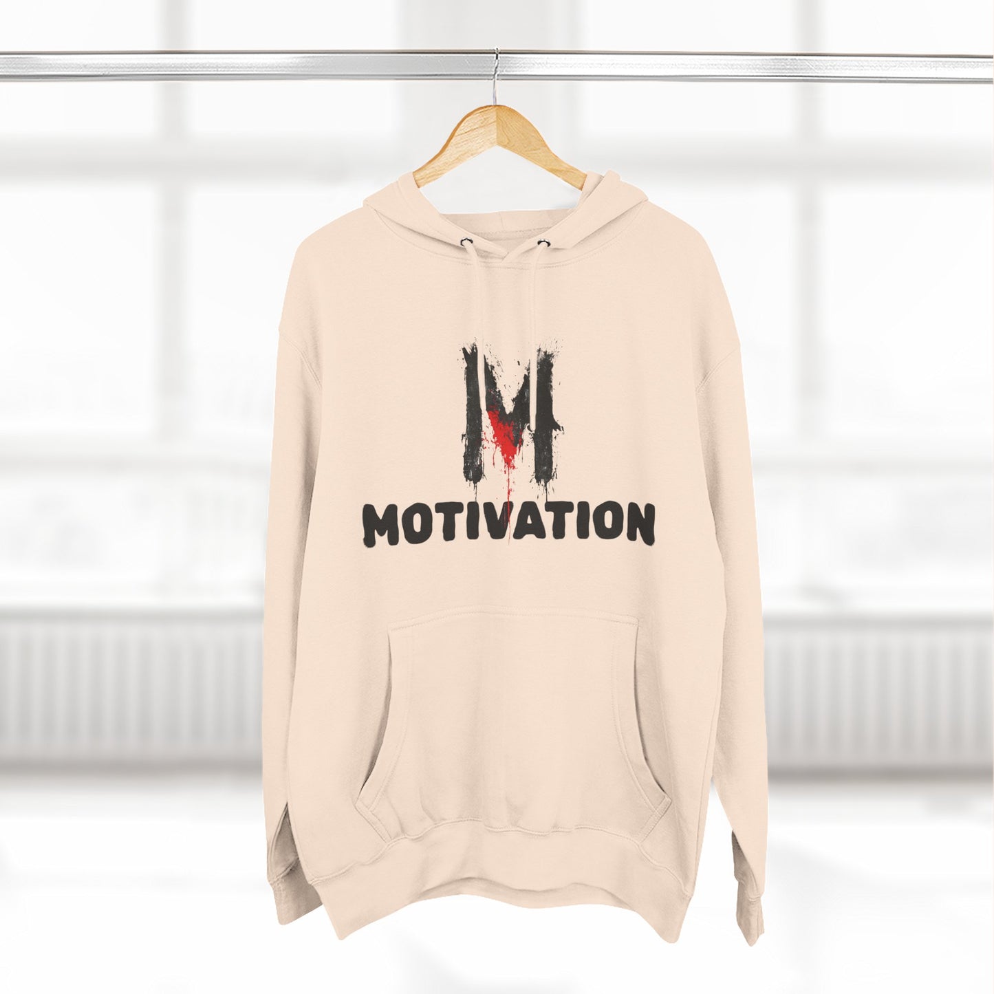 "M" Motivational Fleece Hoodie