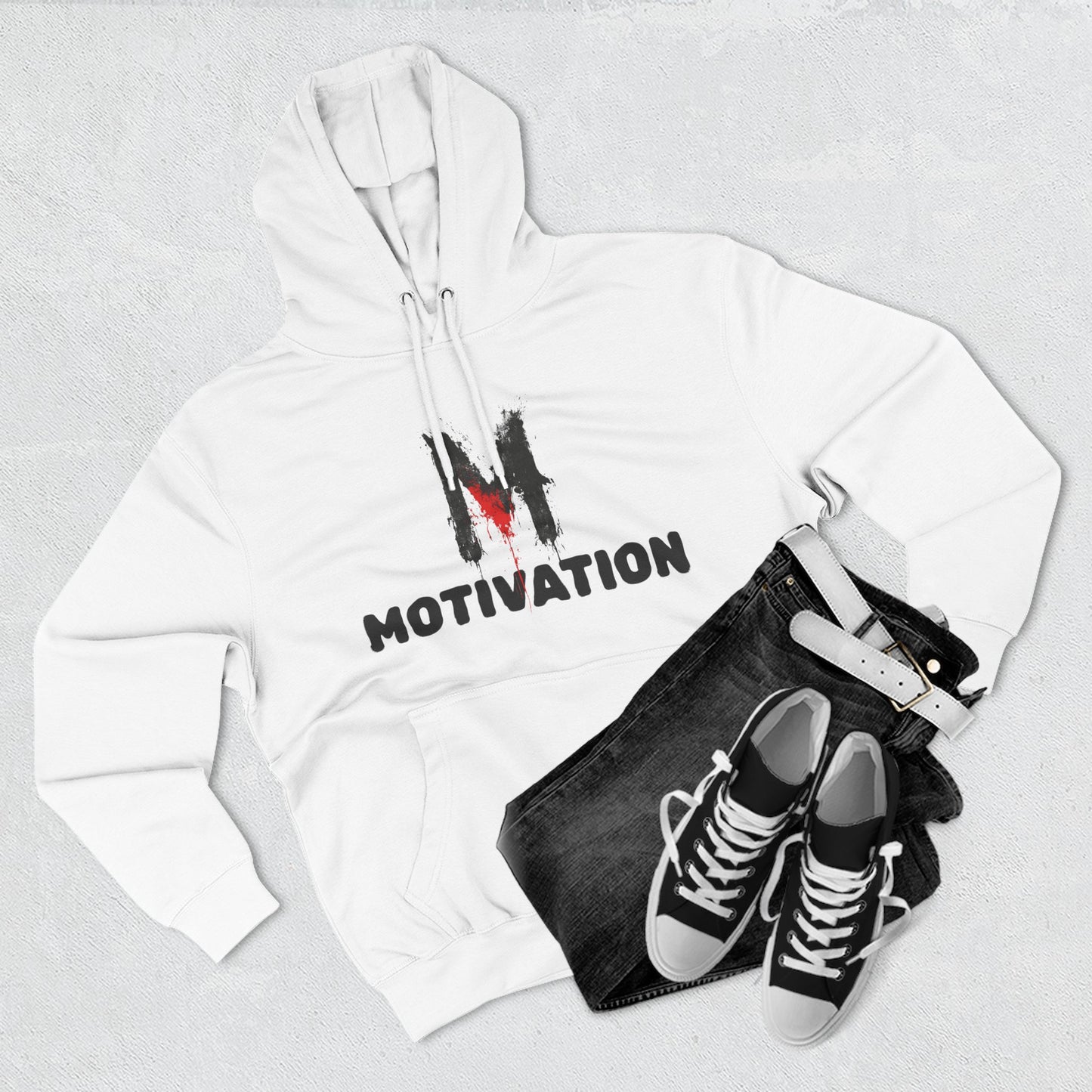 "M" Motivational Fleece Hoodie