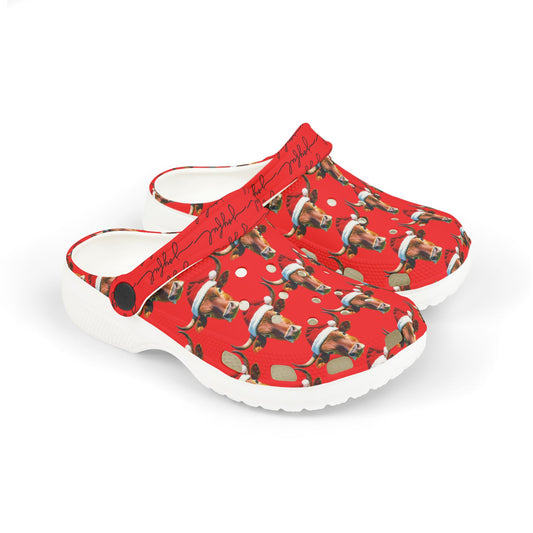 Christmas Kid's Clogs, Christmas Footwear, Holiday Shoes, Fun Foam Clogs, Kids' EVA Slippers