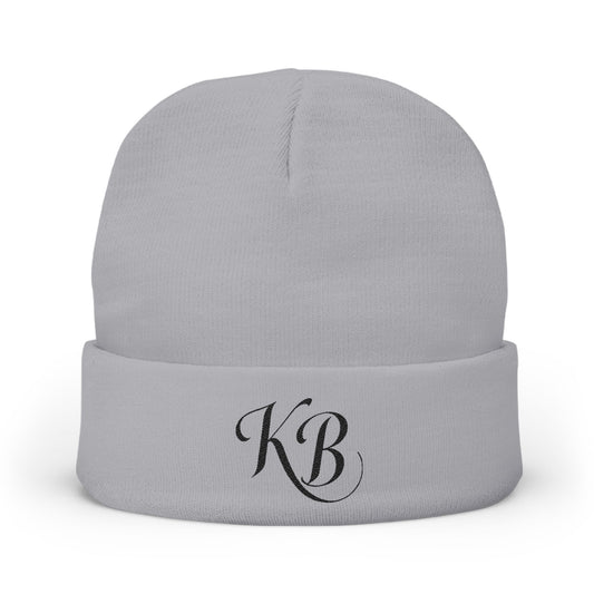 Stylish Knit Beanie with Embroidery, Cozy Winter Hat, Personalized Gift, Beanie for Cold Weather, Trendy Knit Cap, Monogrammed Beanie