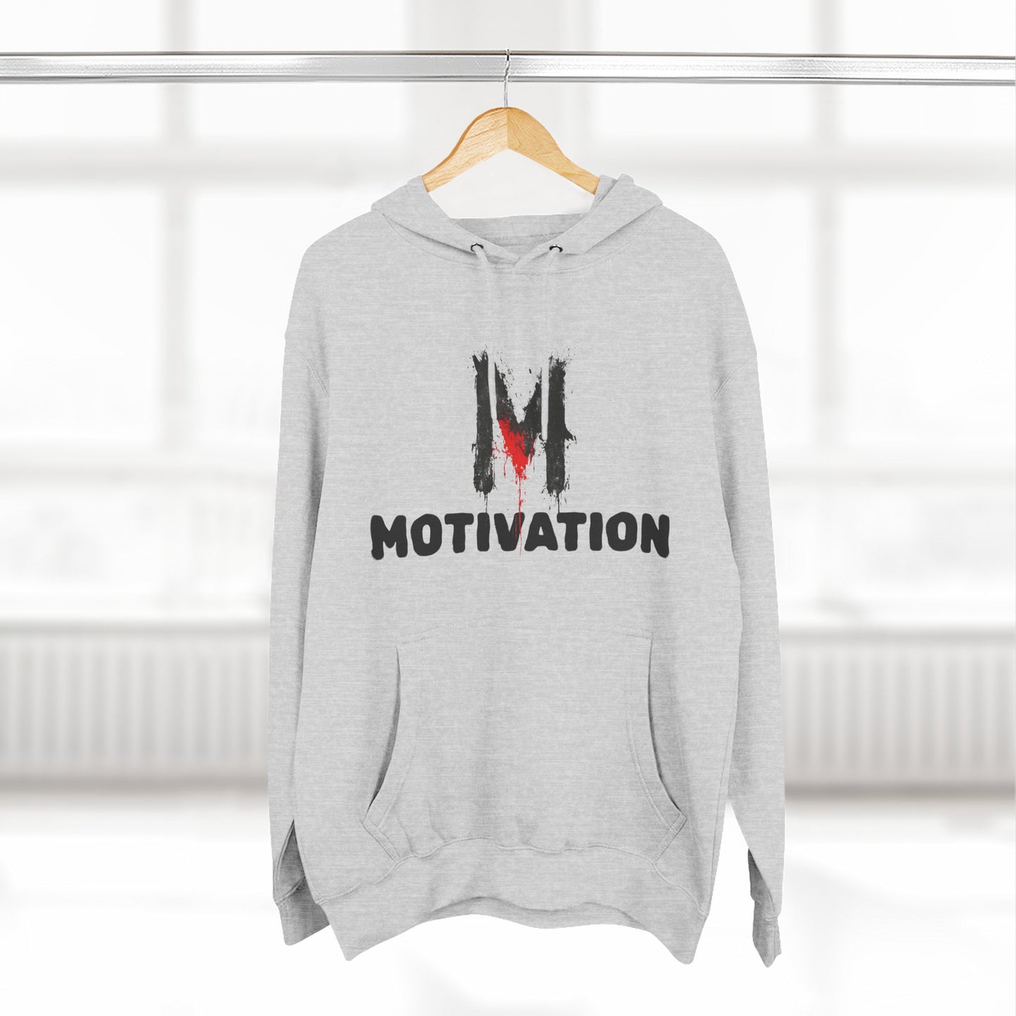 "M" Motivational Fleece Hoodie