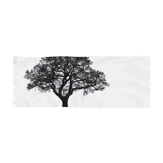 Elegant Tree Design Light Scarf, Lightweight Shawl, Fashion Accessory, Gift for Her, Casual Outerwear, Everyday Use