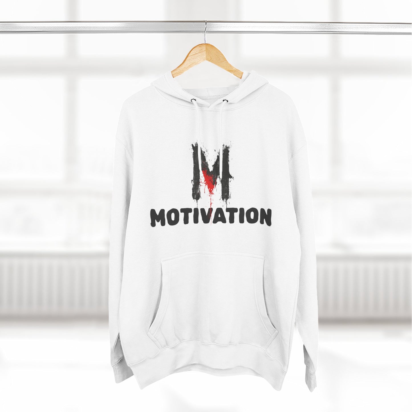 "M" Motivational Fleece Hoodie