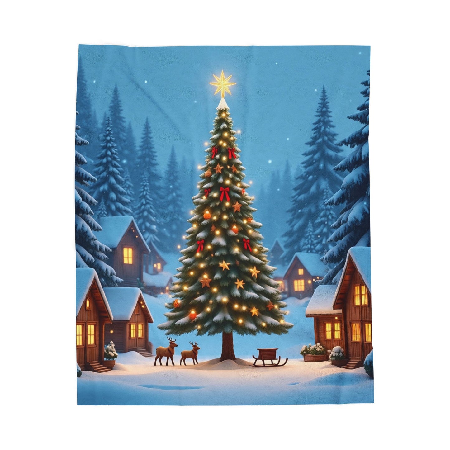 Nordic Noel Plush Blanket