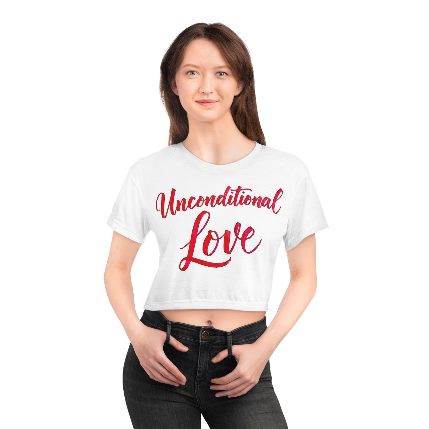 Unconditional Love Crop Tee