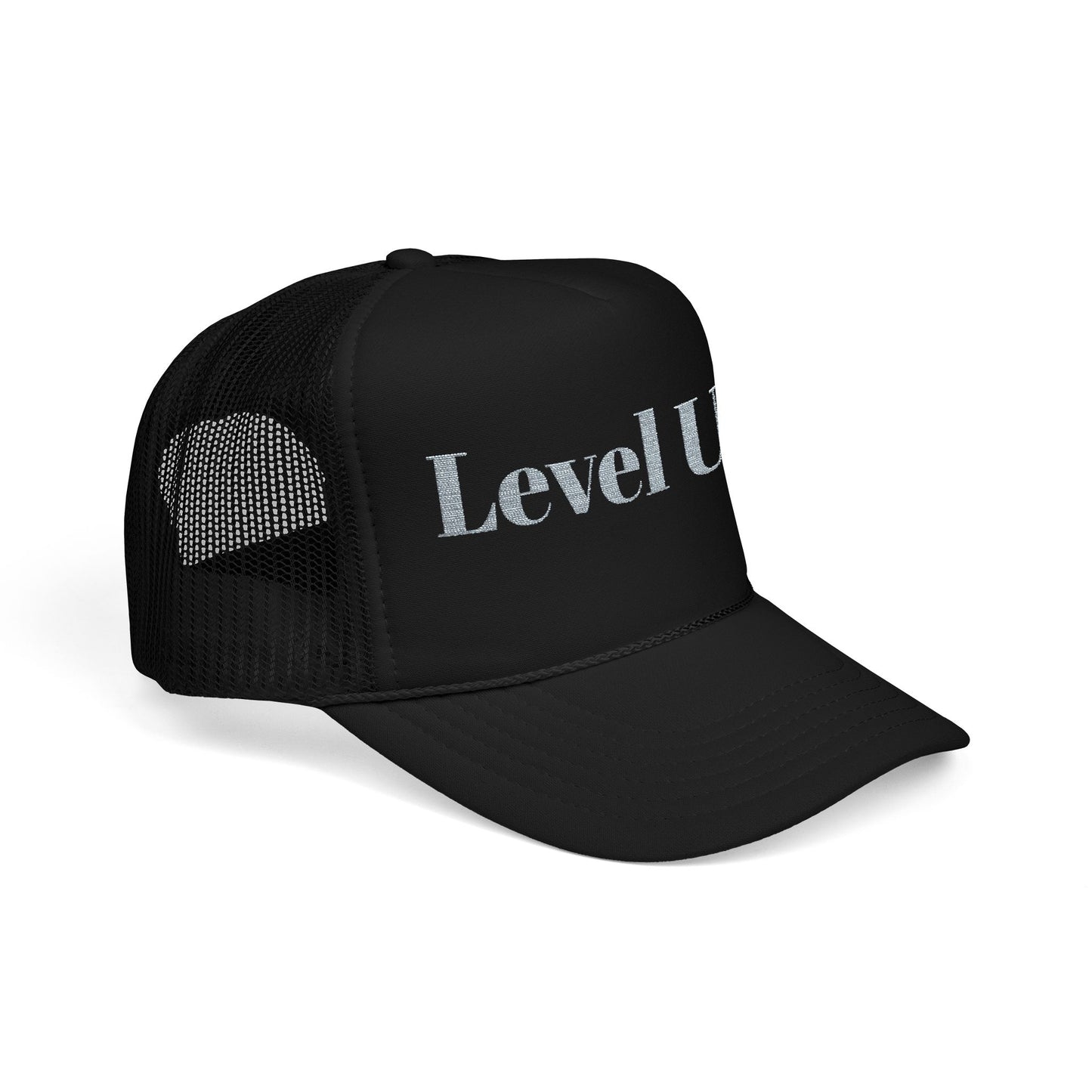 Level Up Embroidery, Trucker Hat